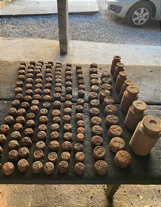 Pesos de ferro para balança