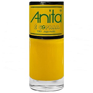 Esmalte Anita Amarelo Brasil Cor - Joga Muito - 10Ml
