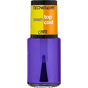 Esmalte Techcolors Cora 10Ml - Top Coat