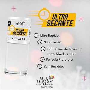 Esmalte Bela Brazil Gel - Ultra Secante