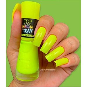 Esmalte Neon Top Beauty 9Ml Cor - Yellow Shock