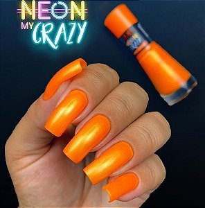 Esmalte Neon Top Beauty 9Ml Cor - Nitro Orange