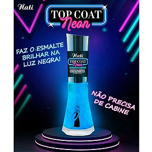 Esmalte Nati 8ml - Top Coat Neon