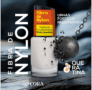 FIBRA DE NYLON +QUERATINA - CORA 10ML