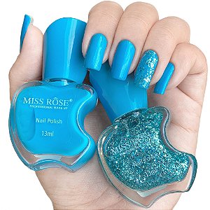 Esmalte Miss Rôse Glitter 13 Ml Cor - A504