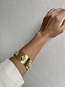 Bracelete Poder - Dourado