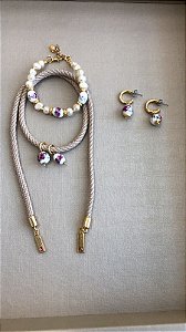 Pulseira Porcelana Rosa
