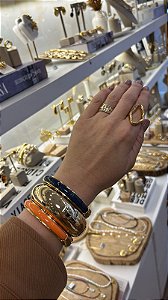 Bracelete Resinado Laranja