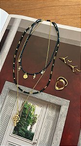 MIX DE COLARES CRISTAIS E ÁRVORE DA VIDA