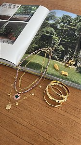 Mix de Colares Cordinha Trevo da Sorte