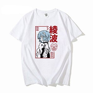 Camiseta Neon Genesis Evangelion — Rei Ayanami unidade 00