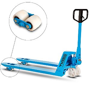 Transpaleteira Manual TM2500 - Roda Tandem de Nylon