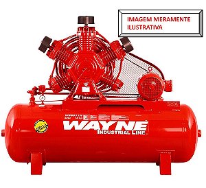 COMPRESSOR DE AR WAYNE W 900 MOTOR WEG 15 CV - SEMI-NOVO