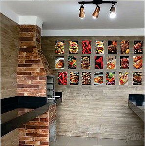 KIT de  Placas  para Área Gourmet