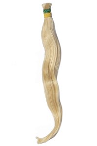 Cabelo Humano Natural Loiro Claro Liga Verde Amarelo