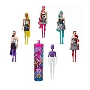 Barbie Color Reveal - Estilo Surpresa Monocromática - Mattel