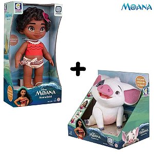 Boneca Moana E Pua - 2600 Cotiplás - ZOOM BRINQUEDOS E PRESENTES