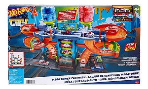 Conjunto de Pista e Mini Veículos - Wave Racers - Mega Match Race Way - Fun