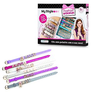 My Style Kit pulseiras Letras para Personalizar Multikids