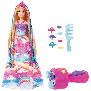 Barbie Dreamtopia Twist'n Princesa Tranças Mágicas - Mattel
