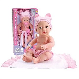 Boneca Bebê Tipo Reborn Realista - Kit Acessórios - ZOOM