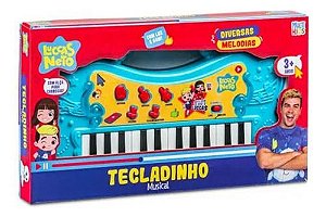 Teclado Musical Infantil Com Luz/som Luccas Neto Multikids