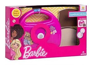 Sanduicheira Barbie De Brinquedo Luz E Som Angel Toys - 9016