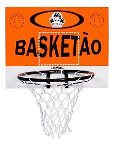 Cesta Cesto Basquete Cesta Mdf Com Aro De Ferro - Oliveira