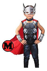 Macacão Fantasia Infantil Thor Vingadores Avengers Tam M