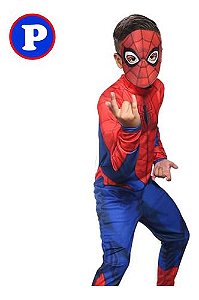 Fantasia Macacão Longo Homem Aranha Spider-man Tam P Marvel