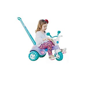 Triciclo Velotrol Infantil Menina Charmosa Musical Cotiplás