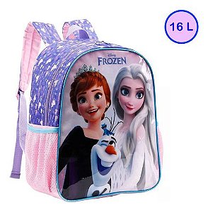 Mochila De Costas 16 Frozen Disney Elsa Ana 30x40 - Xeryus