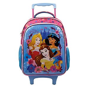 Mochila De Rodinhas Mala Disney Princesas 14" Xeryus