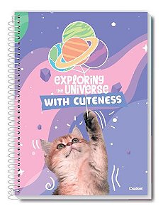 Caderno Universitário Mimo Cães E Gatos 80 Folhas Credeal