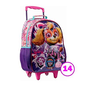 Mochila De Rodinhas Infantil - 14 - Patrulha Canina - Filme