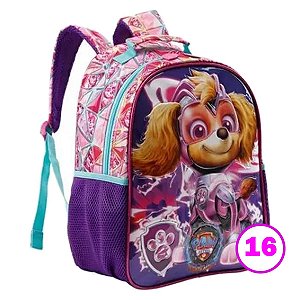 Mochila De Costas Média Patrulha Canina Meninas Skye Filme