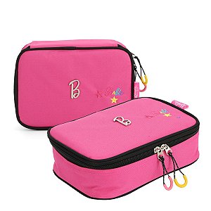 Estojo Box Escolar Barbie Luxcel - Pink