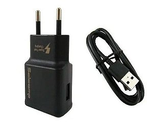 Carregador De Parede Salcomp Rápido 15w Com Cabo Usb-c Preto