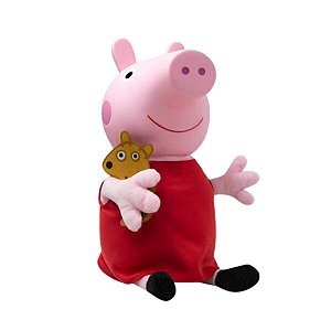 Baby Brink Pelúcia Da Peppa Pig Com Teddy 30 Cm