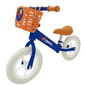 Bicicleta De Equilíbrio Com Cestinha Zippy Aro 12