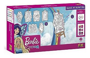 Brinquedo Novo Kit De Pintura Barbie Dreamtopia Fun 84206