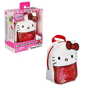 Mini Mochilas Real Little Backpack Hello Kitty Laço Vermelho