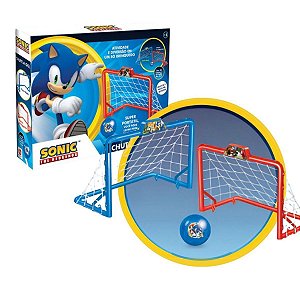 Brinquedo Chute A Gol Sonic 2 Traves E 1 Bola - Lider