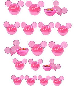 Porta Mix Mini Lembrança Minnie Disney 24 Unidades Plasútil