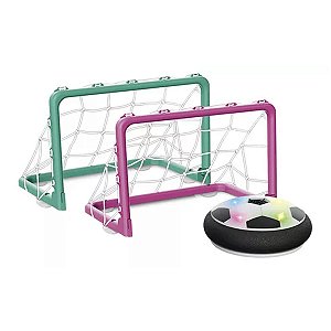 Disco Flutuante Futebol C/ 2 Traves Brinquedo Bola Esporte