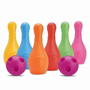 Boliche Infantil Baby Start Soft Pinos Em Vinil - Silmar