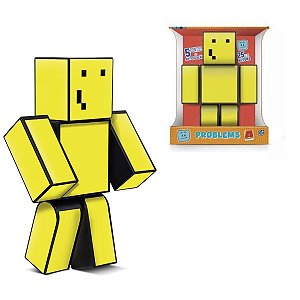 Boneco Propolis 25cm Turma Do Problems Minecraft Articulado