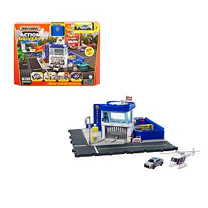 Playset Brinquedo Estação De Polícia Matchbox Action Drivers