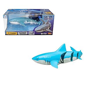 Tubarão Shark Control C/ Controle Remoto Prova D'agua Zoop