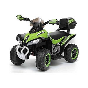 Quadriciclo Infantil Elétrico Verde 6v Com Led - Shiny Toys